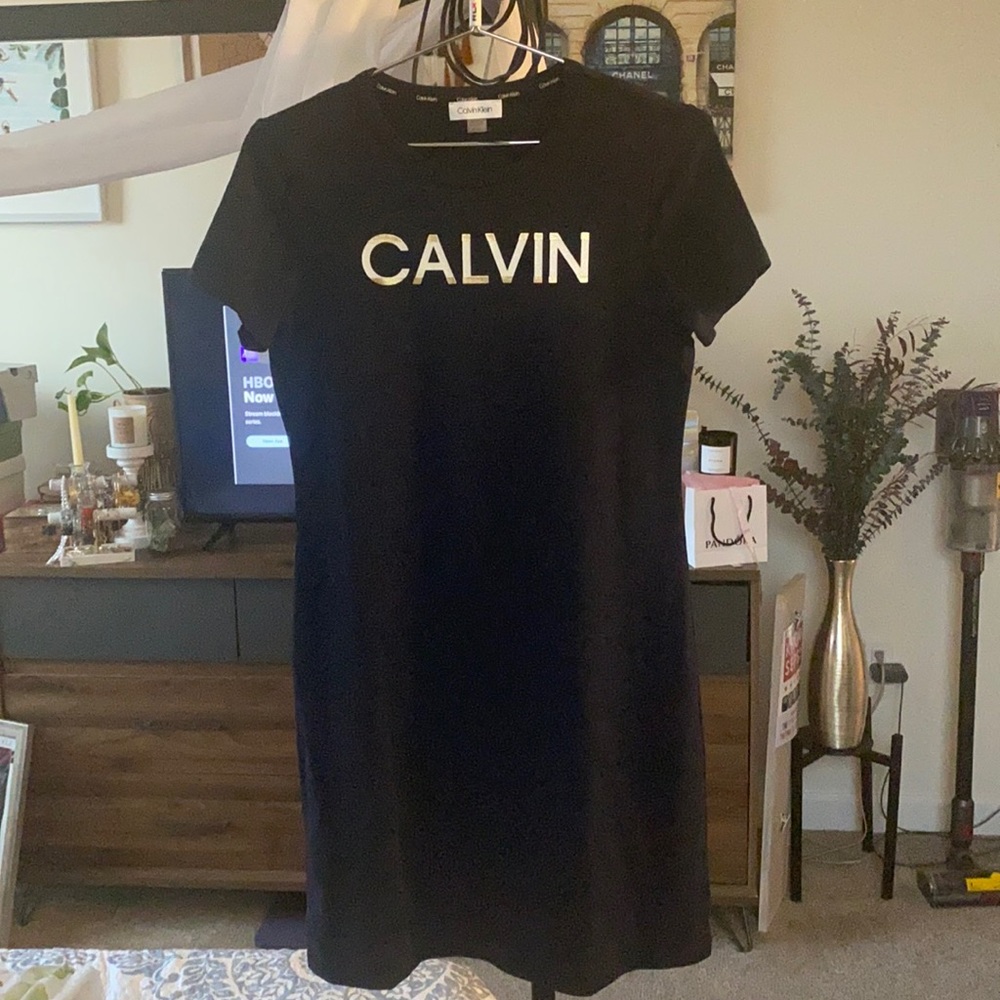 Calvin Klein tshirt dress. Brand new without tags.